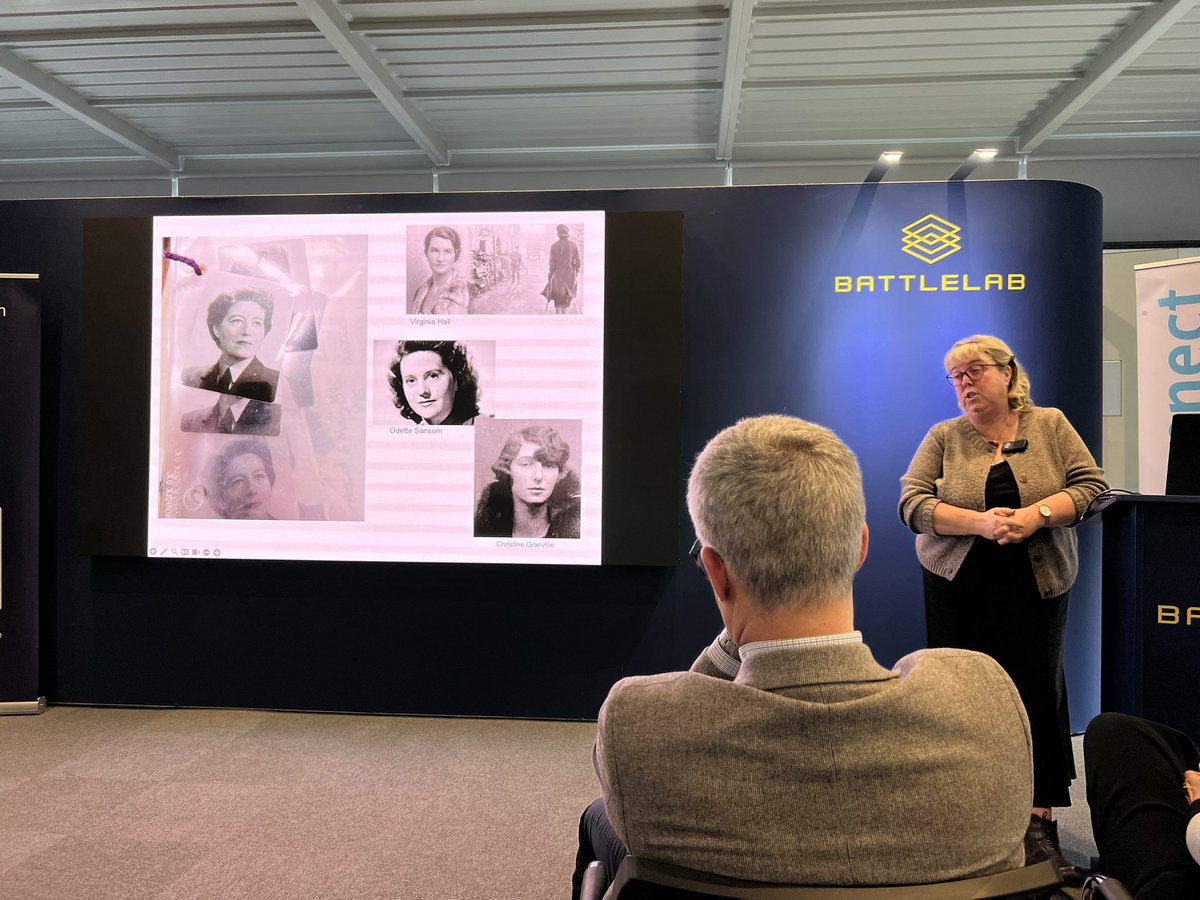 Gordon Fong (πΈπ¦π¦π₯) (@gordonfong) on Twitter photo Was fantastic to hear <a href="/DrHelenFry/">Dr Helen Fry | WWII Historian</a> talk today. Could have sat there for hours listening to the role that women played in the intelligence services of the two world wars. And the knitting story that I will share on my ParkLife blog also. Was fantastic to hear <a href="/DrHelenFry/">Dr Helen Fry | WWII Historian</a> talk today. Could have sat there for hours listening to the role that women played in the intelligence services of the two world wars. And the knitting story that I will share on my ParkLife blog also.