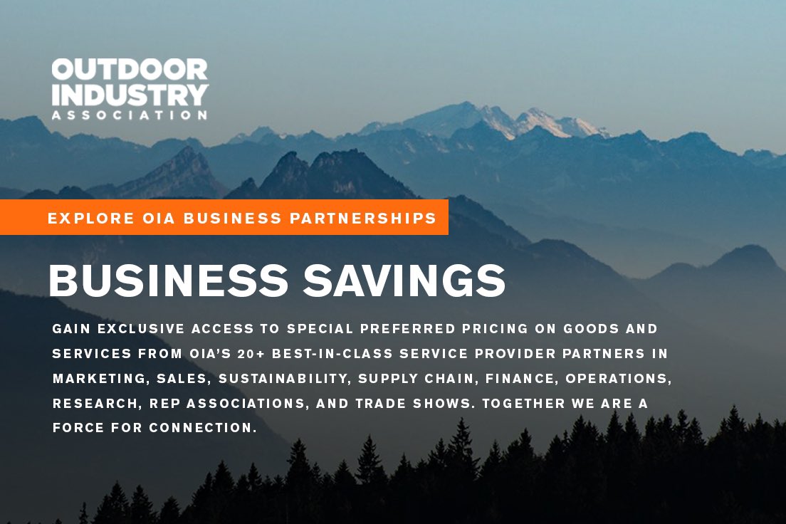 Save your business money in 2025 through OIA! When you become a member, you unlock exclusive #discounts from 20+ top service providers in marketing, sales, sustainability, supply chain, finance, research, and more.

🏕️ Start saving: bit.ly/3WnueAa