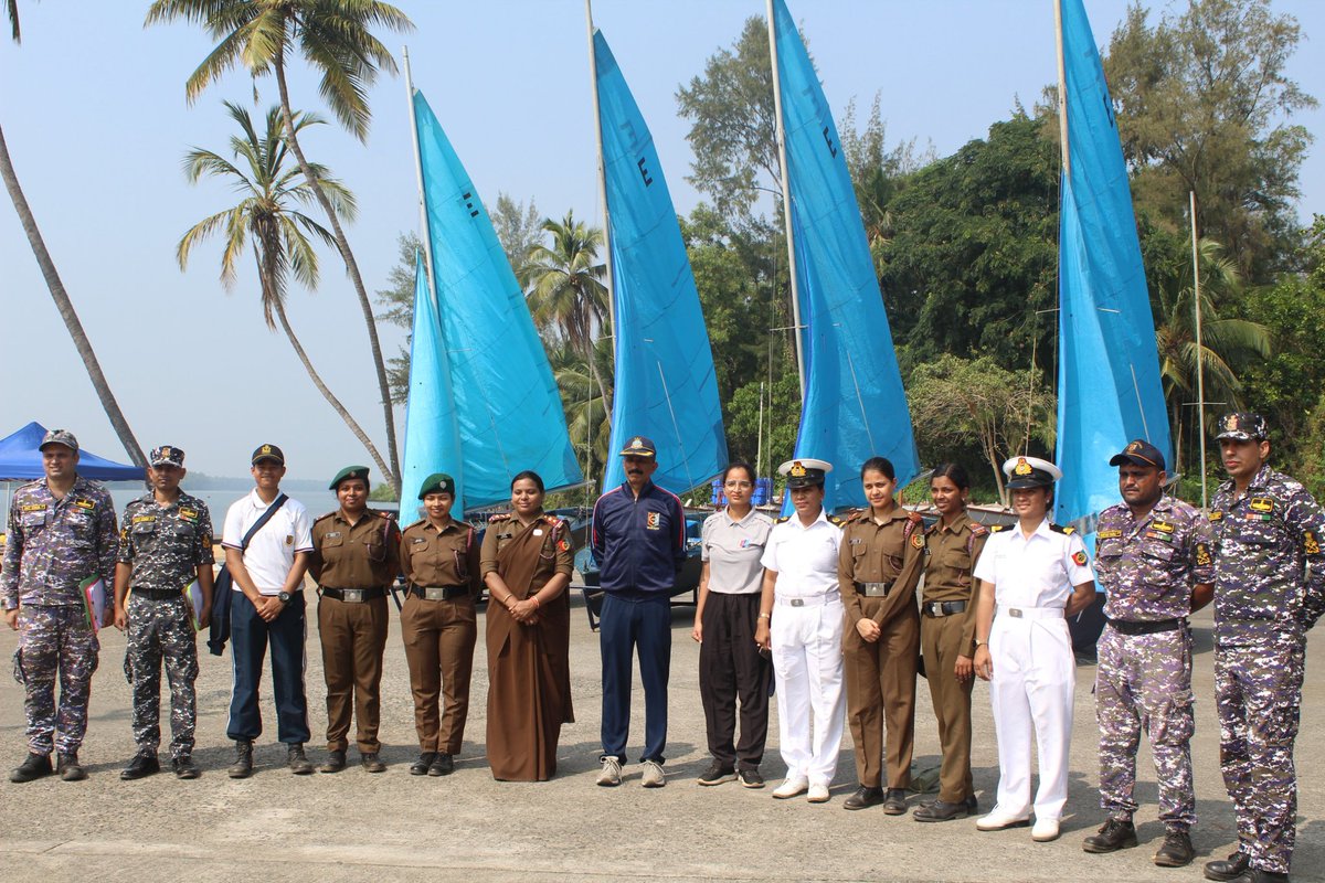 9kNaval's tweet photo. Day 4 of AIATC featured an inspiring visit to INA Ezhimala, where cadets explored naval excellence. The day continued with boat pulling and rigging sessions, fostering teamwork and maritime skills.

@9kNaval @HQ_DG_NCC @NCC_KER_LAK_DTE #AIATC #NCCIndia https://t.co/AaYV0xQYt2