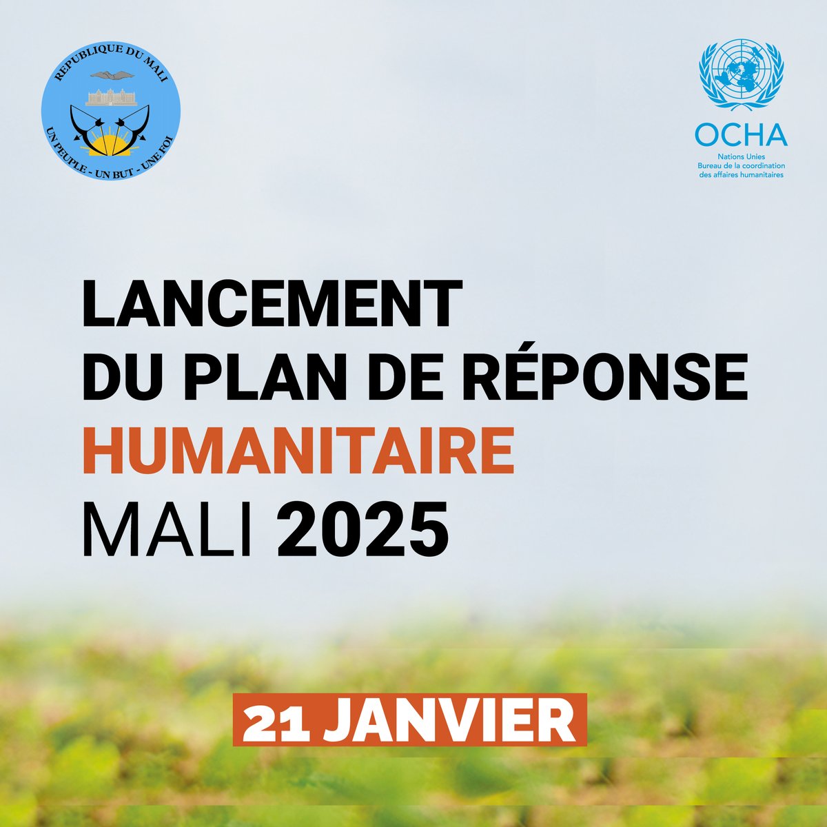 #Mali
 Restez à l'écoute !

<a href="/OCHAROWCA/">OCHA West and Central Africa</a>
<a href="/UNOCHA/">UN Humanitarian</a>
<a href="/UNOCHA_fr/">ONU humanitaire</a>