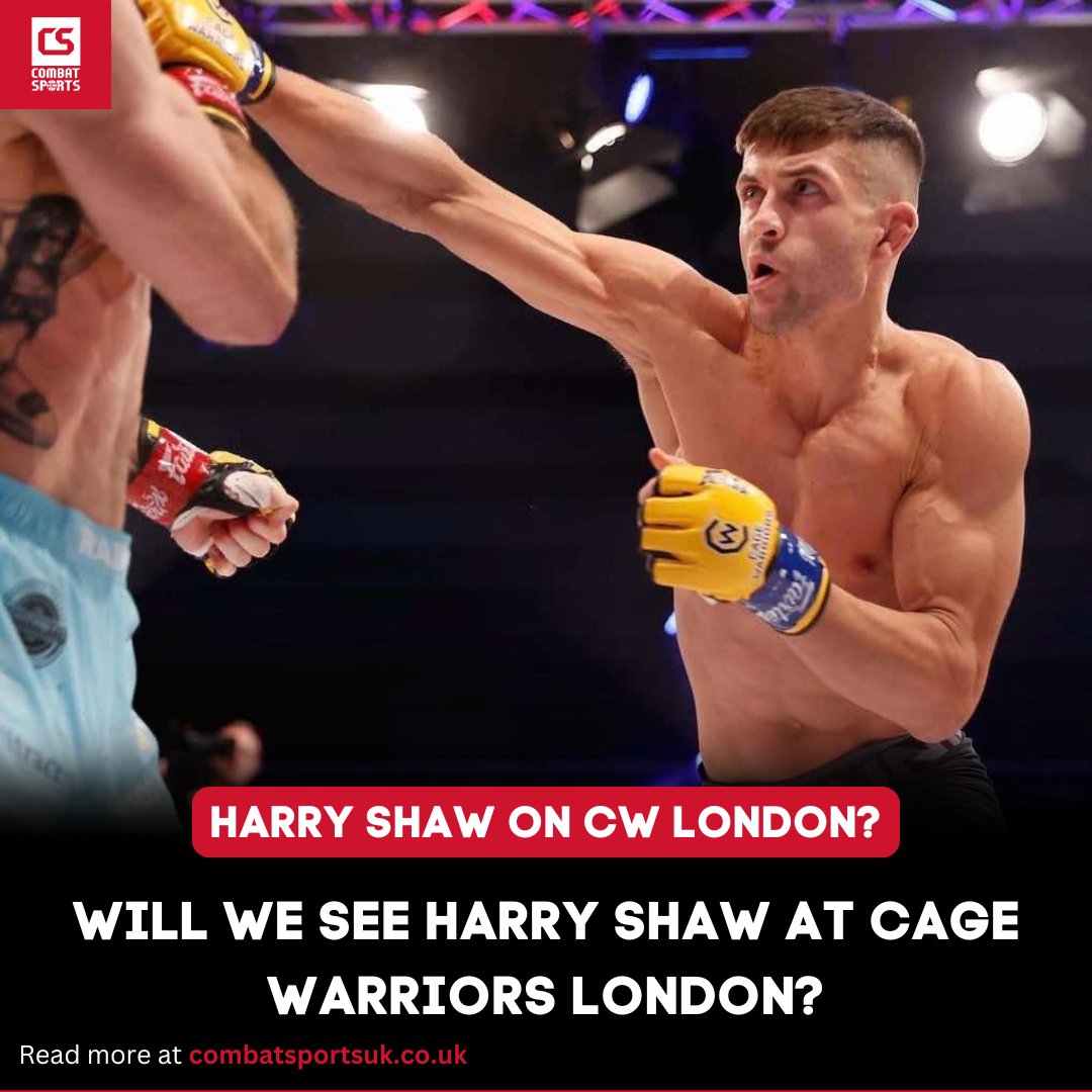 CombatSportsUK's tweet photo. Harry Shaw had a successful @CageWarriors debut at CW 178 last September defeating Stef Murray on the scorecards 🔥

But will we see the talented striker step back into the cage and put on a show for the hometown crowd in London? 👊

Who wants to see Shaw among the action? https://t.co/BqX8PryLzc