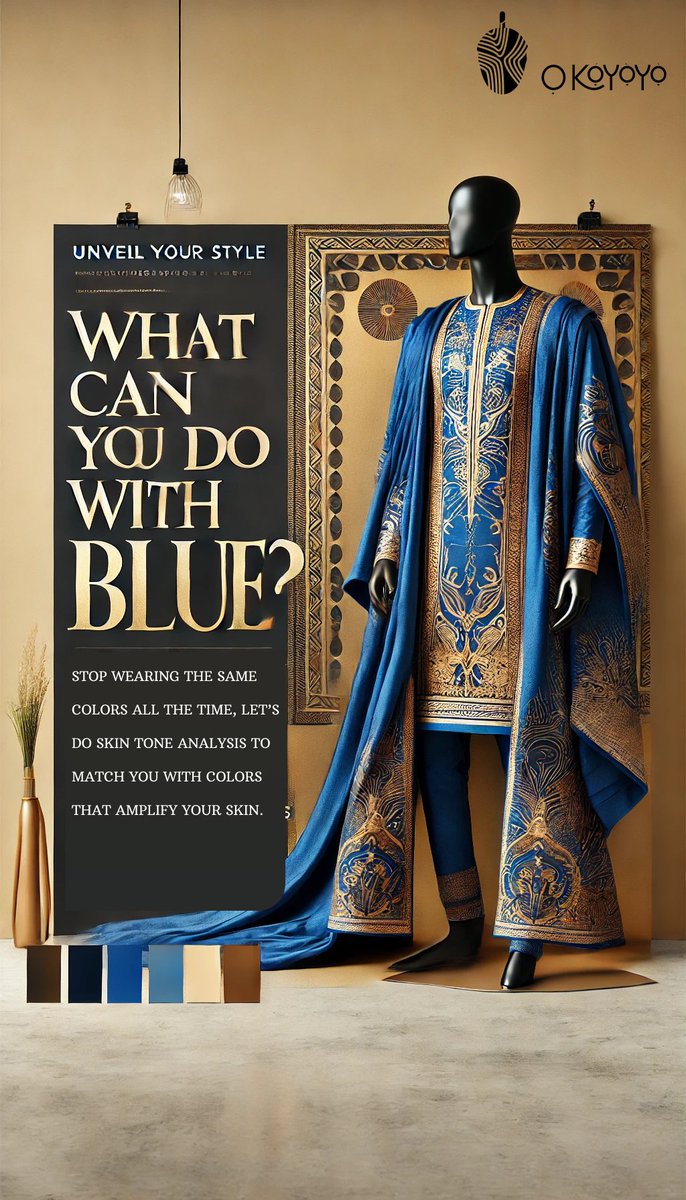 O_KOYOYO's tweet photo. WHAT CAN YOU DO WITH BLUE?

Why settle for the same shades when the world of color holds endless possibilities? 
At Ó kọyọyọ, we believe the right colors can do more than just complement your outfit: they can amplify your skin tone, elevate your confidence, and redefine your https://t.co/8JnkTVLjax