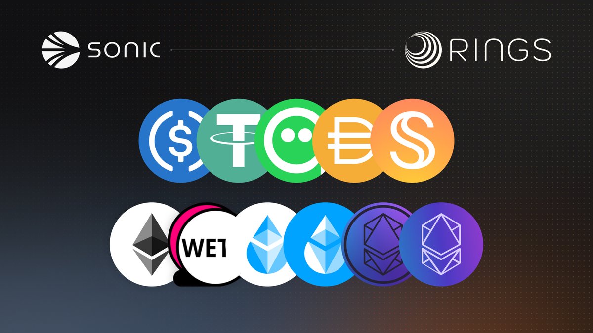 Earn BOOSTED points and partake in DeFi on Sonic with scUSD/scETH by depositing:

🪙 $USDC • $USDT • $GHO • $DAI • $USDS

🔷 $ETH • $WETH • $stETH • $wstETH • $eETH • $weETH

Deposit via <a href="/Rings_Protocol/">Rings</a>:
my.soniclabs.com/points/earn