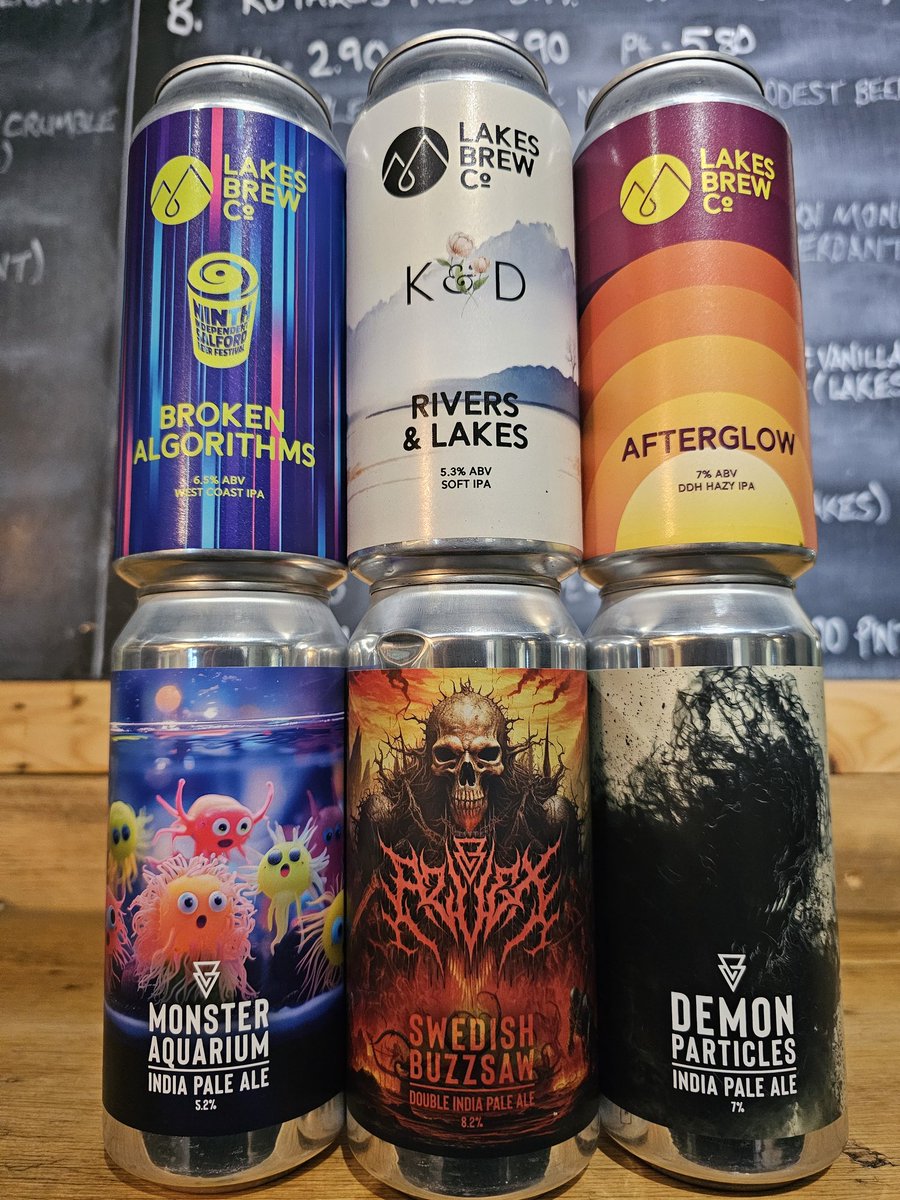 A new and restocks top up delivered today from <a href="/lakesbrewco/">Lakes Brew Co</a> &amp; <a href="/azvexbrewing/">Azvex Brewing Co.</a>. Top notch beers from two fantastic breweries #craftbeer #craftnotcrap #indie #notjustlakes #Cumbria #beerkendal #supportindie