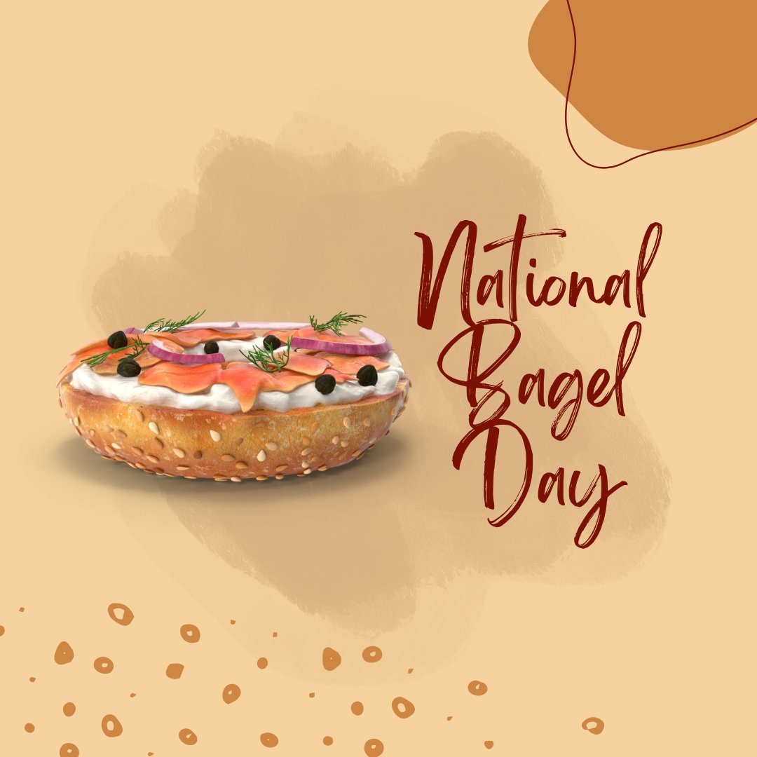 DBarajasRealtor's tweet photo. Toast up your favorite flavor on National Bagel Day!!!

Tell us in the comments what's your favorite flavor, do you prefer it toasted or not?

#NationalBagelDay #BagelDay #Jan15th #Bagel https://t.co/n8wGCrHrSI