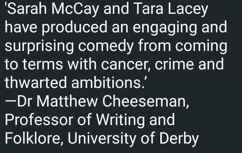The audience reviews are making us happy! 
Limited release ends at midnight GMT tonight! Still just about enough time to give this 47min play a listen! 
Clink the 🔗ko-fi.com/post/Nothing-T…
Enjoy!

Triggers: swearing, death, robbery, terminal illnesd

#radioplay #audiodrama