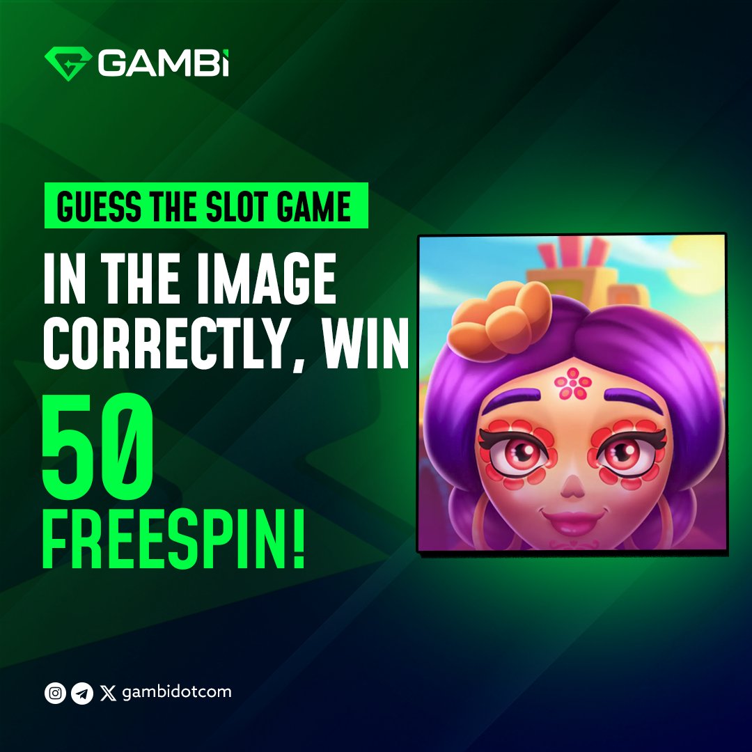 🎰 Giveaway Time! 🎰

Think you can guess the slot image in this post? 🤔

💰 Win 50 Free Spins! 💰
🏆 15 lucky winners will be selected!

How to Enter:
1️⃣ Follow us
2️⃣ Tag 2 friends and share your Gambi username in the comments.
3️⃣ Like and RT this post

Get guessing and good