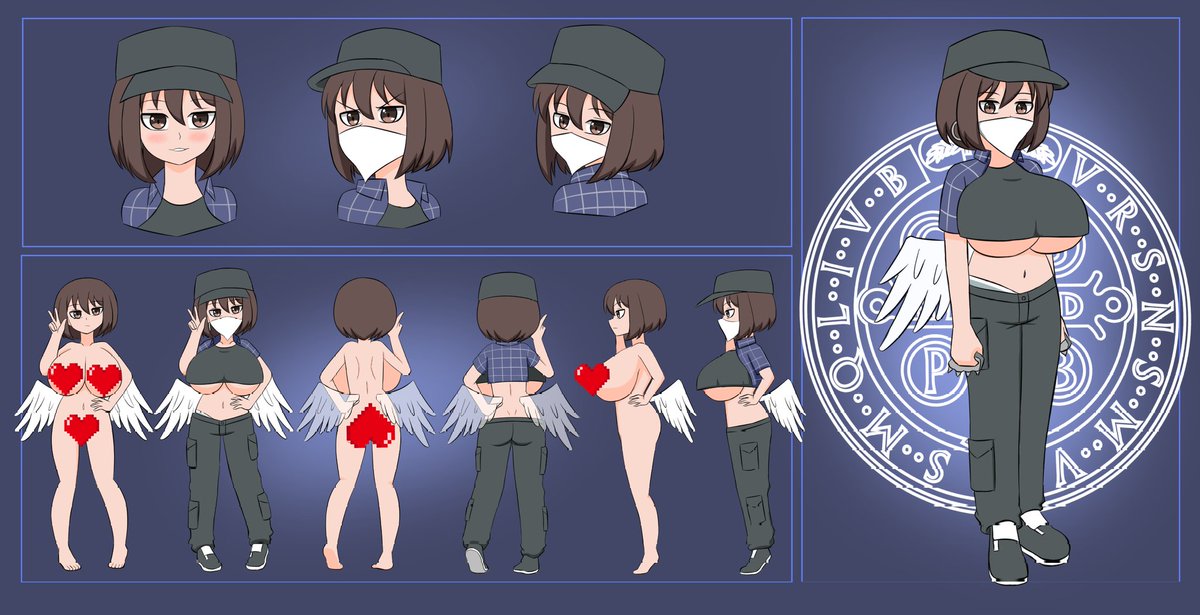 Finally, here they all are. A character sheet for all of my OCs. 
Santa Megumi by <a href="/pclle2/">pclle2 - COMMS OPEN -</a>
Fallen Santa Megumi by @Poffusagi 
Arc by <a href="/ShanaSolis_/">Shana Solis</a>
Lucia by <a href="/ZenoStrikeX/">ZenoShadow</a>
Thank you all!