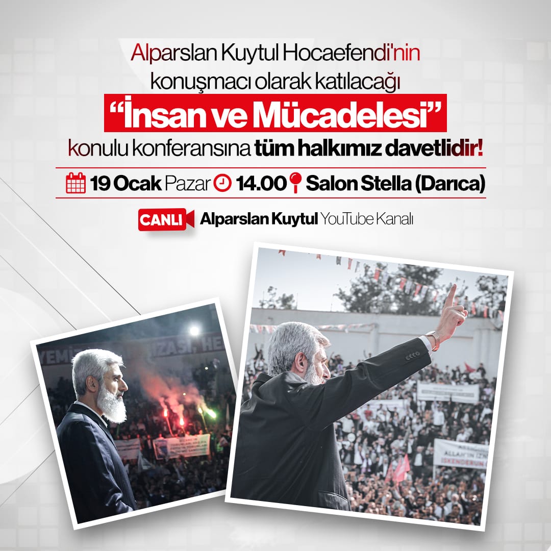 BursaKocaeli Konferansları
#FurkanKonferansları