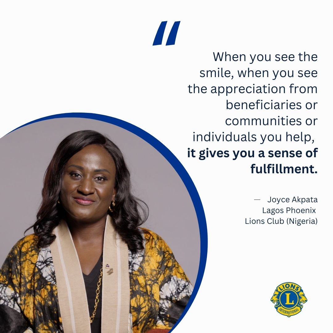Why are you a Lion? For Joyce, it's all about the smiles. From a young age, Lion Joyce's #MissionToGrow has been about giving back and serving humanity: bit.ly/4hg7GcE
