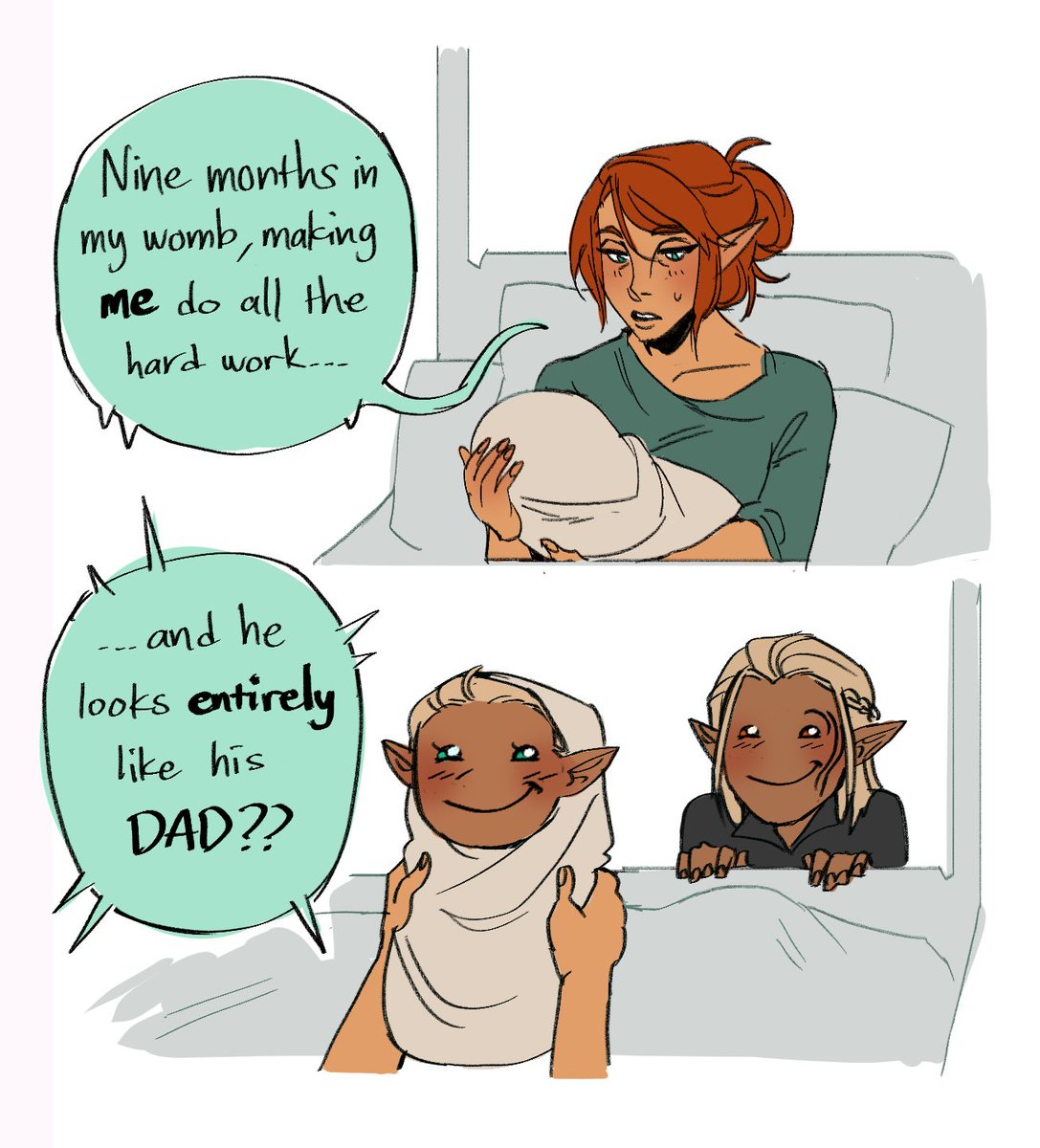with all the comments 'omg he looks so much like Zevran' im due on doing this meme for them