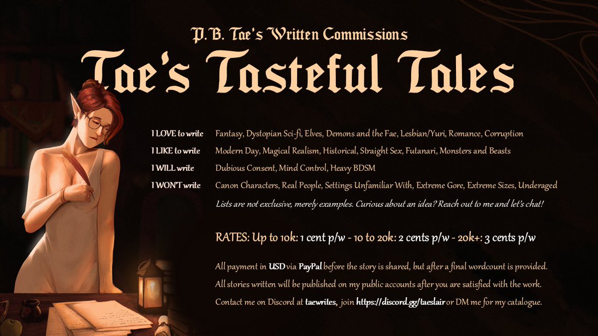 P.B. Tae (Comm Slots 1/3) tweet media