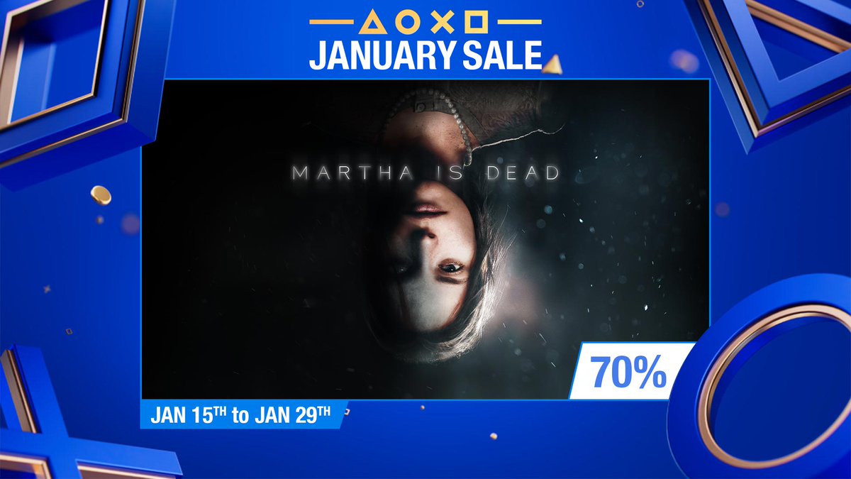 The hunt for the truth is shrouded by mysterious folklore and the extreme horror of war that draws ever closer.

Experience the dark first-person psychological thriller, Martha is Dead on #PS5 &amp; #PS4 and save 70%.

🥀: playstation.com/en-gb/games/ma…

#IndieGame