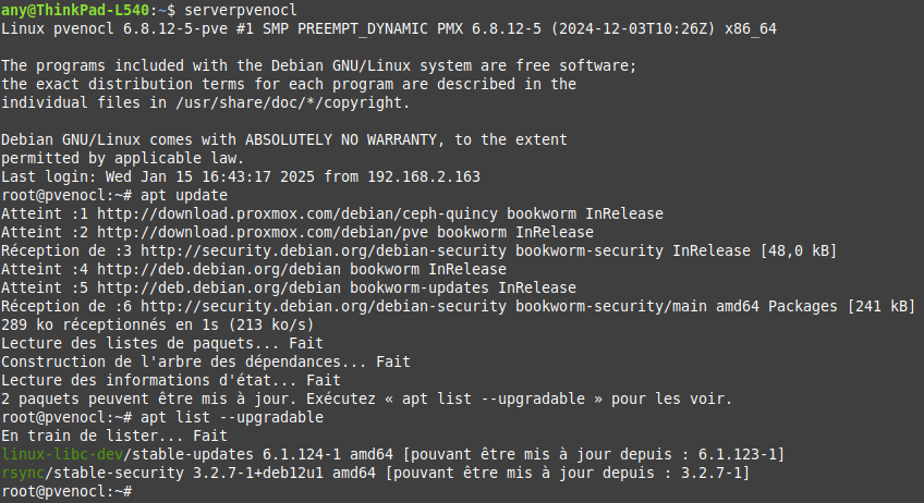 BlablaLinux's tweet image. C&apos;est bo Linux 💪
Je vois cette annonce de faille concernant #rsync 😱
Je me connecte à une machine, je vérifie les mises à jour, et… boom 💥, nouvelle version corrigée pour rsync 👊