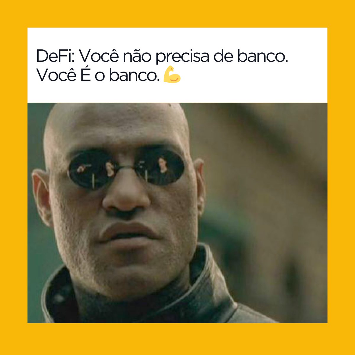 americans__real's tweet photo. DeFi: Porque ser o banco é muito mais estiloso do que só usar um. 😎💪 Taxas? Só se forem as minhas! Horário de funcionamento? 24/7. No mundo do DeFi, você manda, você controla, você é o banco! 

 #DeFiLife #LiberdadeFinanceira #AmericansBusiness #SemIntermediários https://t.co/GO9j85a9fl