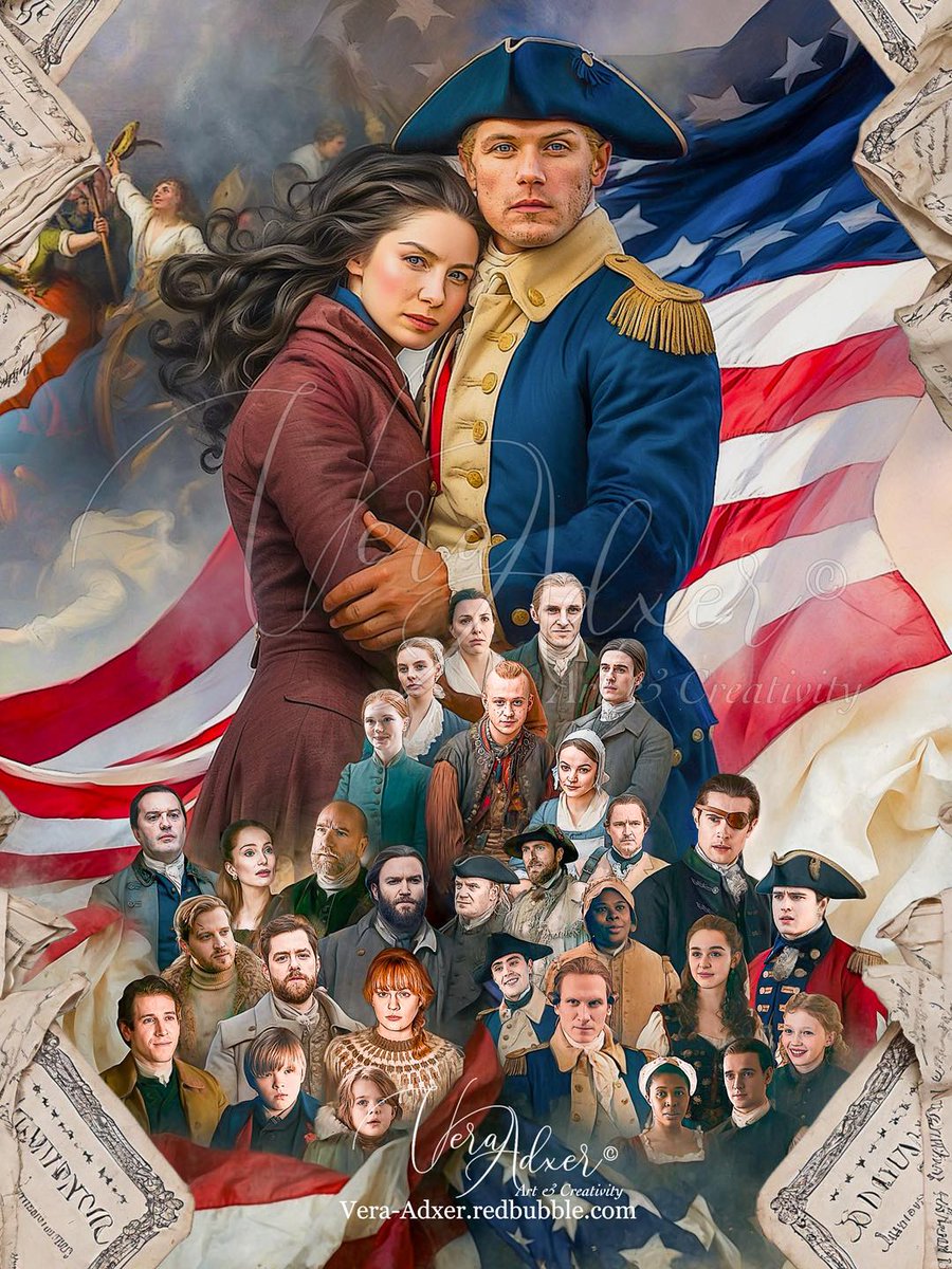 #outlander Here we go! Group poster season 7!! 
This Art:
redbubble.com/shop/ap/167832…