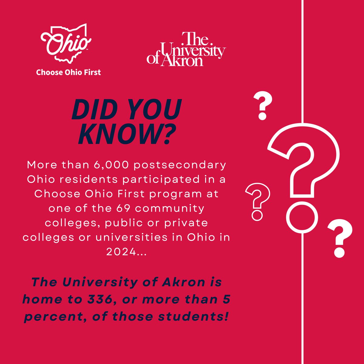 OARSScholars_UA's tweet image. The University of Akron is proudly one of the largest Choose Ohio First programs in existence, and we have had the opportunity to serve and support so many wonderful students! 🎉 #studentsinstem #oars #uakron #uakronstem
20h