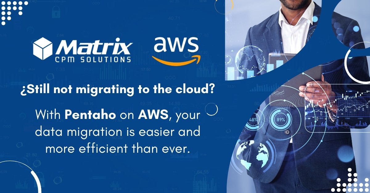 matrixcpm's tweet photo. Still not in the cloud? Maintaining current infrastructure costs time, security &amp; efficiency. With Pentaho on AWS, secure and optimize your data. Simplify migration with Matrix, AWS partner.

#DataMigration #PentahoPlatform #AWS #MatrixPartners #MatrixCPMSolutions https://t.co/UyO4Tg8xXv
