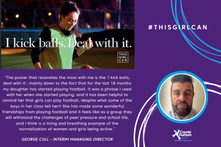 cdsport's tweet photo. What’s your favourite This Girl Can moment?

Find out below which This Girl Can poster resonates most with our Interim Managing Director, George.

Happy 10th birthday #ThisGirlCan https://t.co/6ide2k0Mza