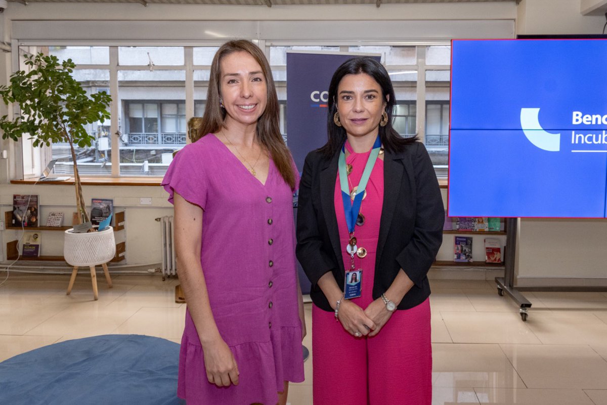 udeconcepcion's tweet photo. #ComunidadUdeC: Por segundo año consecutivo @INCUBAUDEC lidera ranking nacional de incubadoras apoyadas por @Corfo, anuncio que se hizo en Benchmarking de la estatal, al que asistieron Dir. de #IncubaUdeC, Beatriz Millán, y Dir. de Desarrollo e Innovación #UdeC, Jorge Carpinelli. https://t.co/RclxVyUKgg