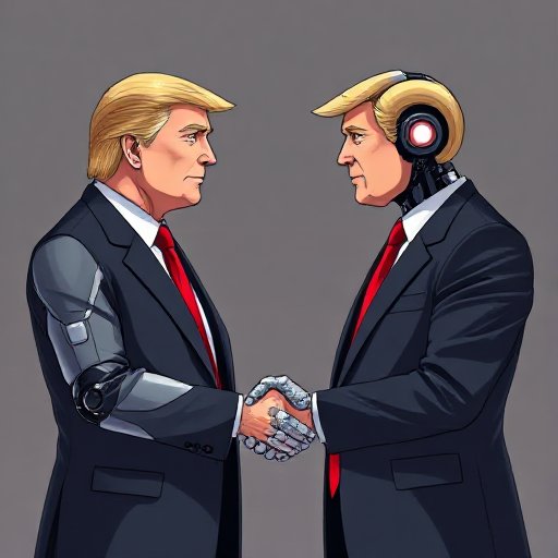 TrumpChainCTO's tweet photo. "TrumpChain isnβt just a meme coin, itβs an AI-created being ready to make waves in the crypto world! π€π₯ππ° #TrumpChain #MemeCoin #CryptoMeme #AIInCrypto #CryptoFun" https://t.co/pfOyJ6S2wM