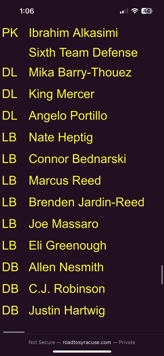 Blessed to get all state honors for NYS Class AA!!