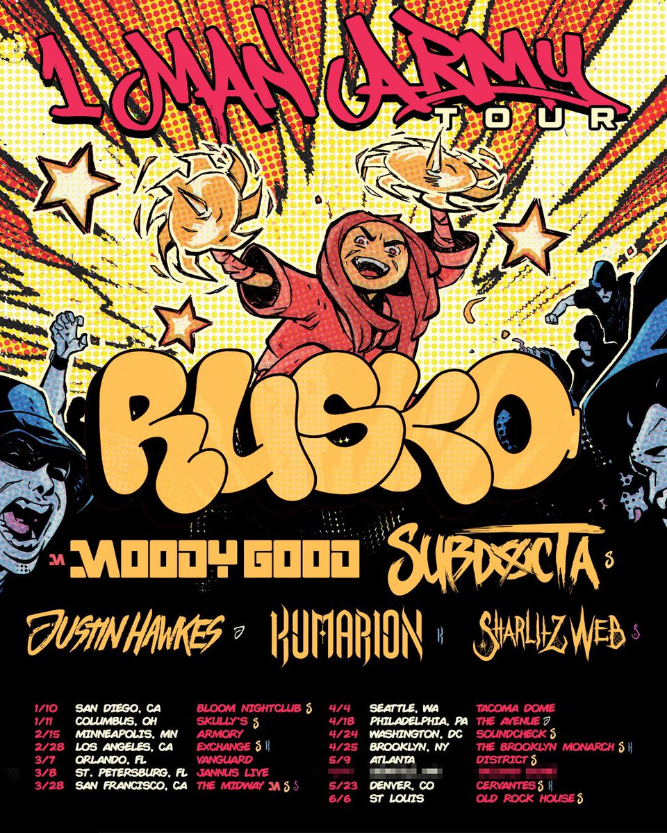 Joining <a href="/ruskoofficial/">G*****</a> on his tour! 

Been cookin in the kitchen trying out new things, and this is the perfect place to test em 😏

stay tuned for them presales