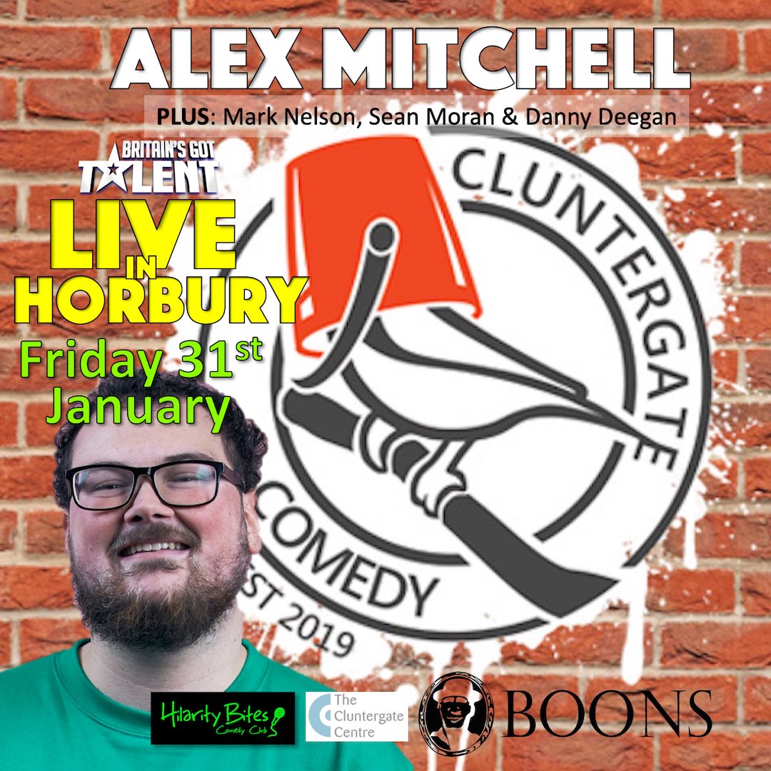 CluntergateHaHa's tweet photo. LIVE in Horbury- @BGT 2024 finalist, Alex Mitchell! Limited tickets remain- tickets &amp; info: https://t.co/X3JPm7qTKJ

#Horbury #Ossett #Wakefield #BGT #BGT2024 #BritainsGotTalent #WhatsOnWakefield #Comedy #LiveComedy #StandUp #StandUpComedy #LoveHorbury #LoveWhereYouLive https://t.co/Pa8I3ctylA