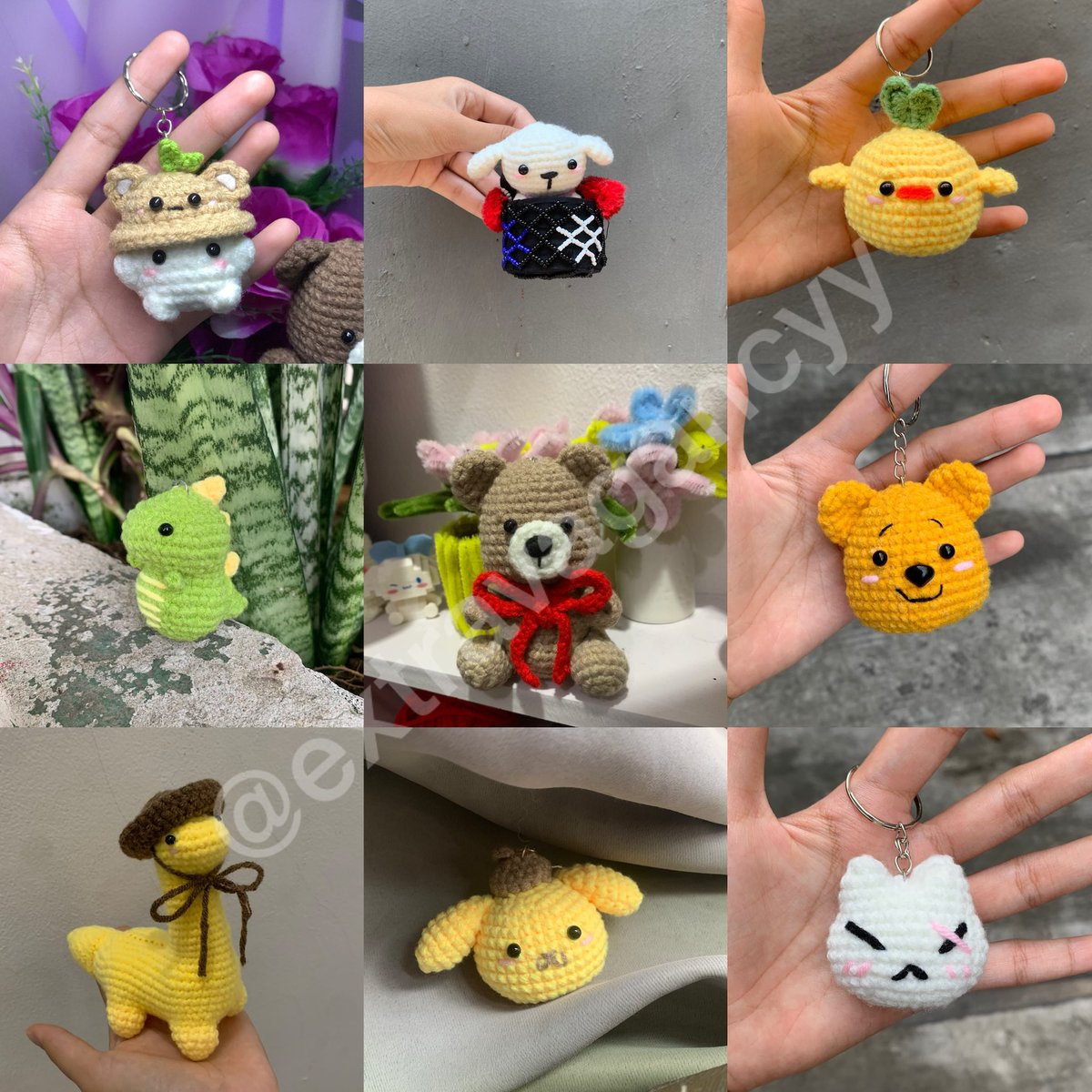 mew ୨୧ // OPEN CUSTOM CROCHET KEYCHAIN 🧶 tweet media