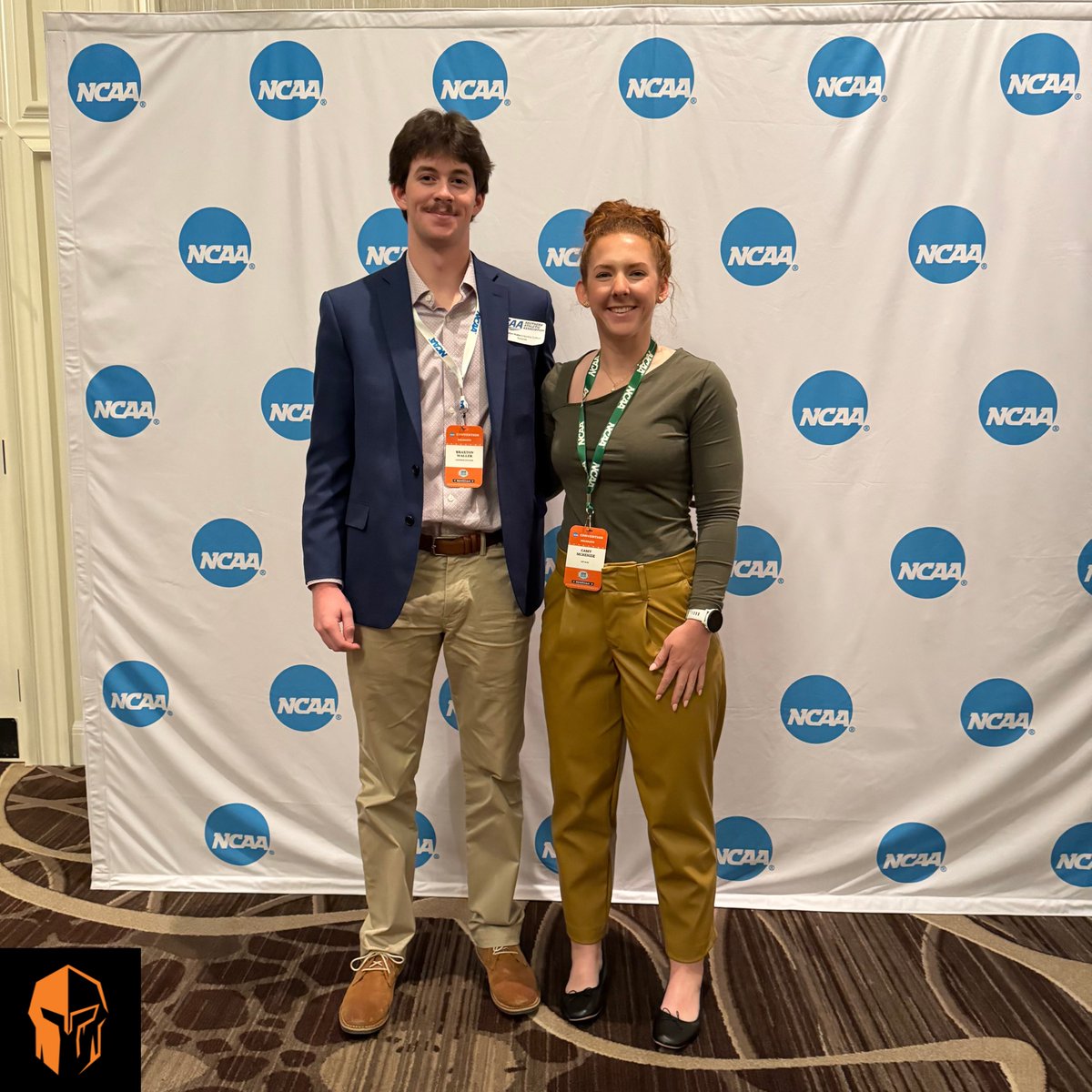 Couple of Warriors representing at the NCAA Convention! 

#WeAreWarriors | #RollDrix