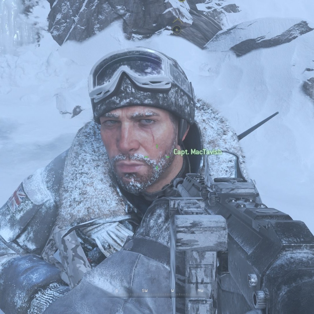 captain mactavish listening to me explain my 32 step plan to defy human biology and make him produce breast milk