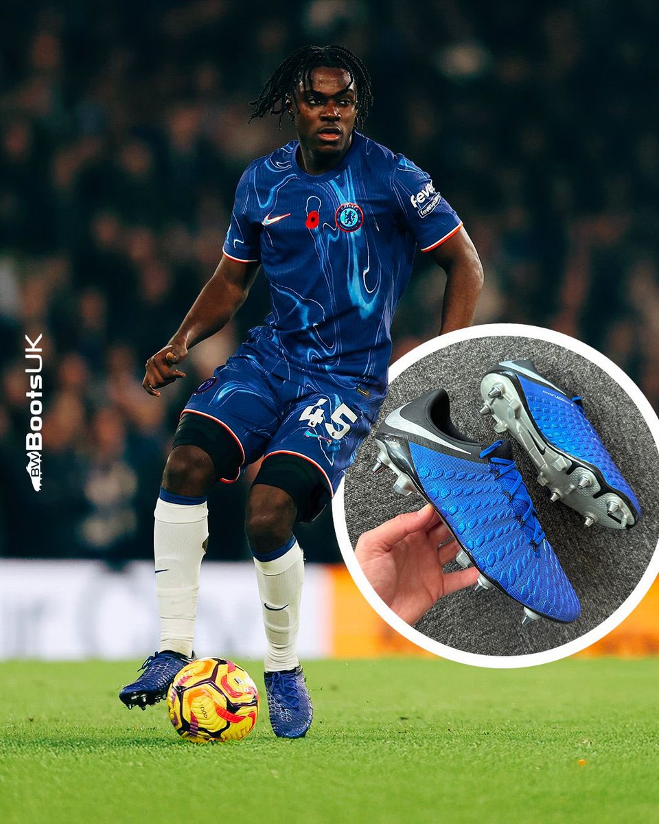 🔷 <a href="/CFC_Lavia_/">45</a> x <a href="/BWBootsUK/">BW Boots UK</a> 🔷

Some throwbacks sorted for Roméo Lavia, a pair of 2017 Nike Hypervenom III’s in the “Racer Blue” colourway.

A proper modern Classic, in action in the Prem. You love to see it ✌🏼

-

bwbootsuk.com

#BWBootsUK
#KeepingItClassic