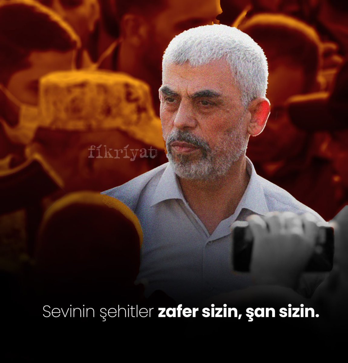 "Sevinin şehitler zafer sizin, şan sizin."

#Gazze