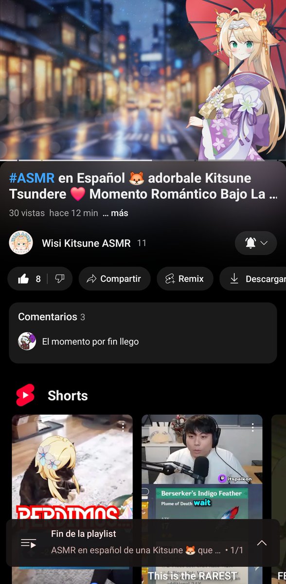 ZarBlue_VT's tweet photo. @wisianaofficial Fui rápido a buscar su canal sin que lo hayas mencionado y lo encontré xD https://t.co/4q39eZoO49