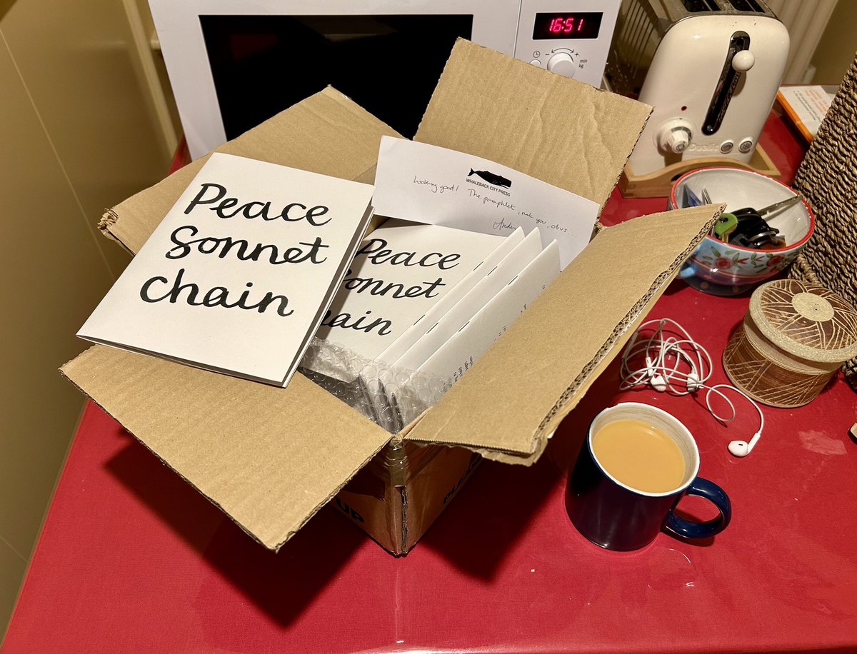 Bill Herbert (@billherbert) on Twitter photo Hereās peace arriving in #NorthShields, if only in the form of the #PeaceSonnetChain ed. by #JacquelineSaphra and <a href="/Azjackson/">Otwituarist</a>, including sonnets by (on this platform) <a href="/ianduhig/">Ian Duhig FRSL</a> <a href="/marjorielotfi/">Marjorie Lotfi</a> <a href="/pascalepoet/">Pascale Petit FRSLš
š³š¦š³š</a> @poetclare <a href="/naushsabah/">Naush Sabah</a> @Munross <a href="/george_szirtes/">George Szirtes</a> and <a href="/TamarYoseloff/">Tamar Yoseloff</a> (1/2) Hereās peace arriving in #NorthShields, if only in the form of the #PeaceSonnetChain ed. by #JacquelineSaphra and <a href="/Azjackson/">Otwituarist</a>, including sonnets by (on this platform) <a href="/ianduhig/">Ian Duhig FRSL</a> <a href="/marjorielotfi/">Marjorie Lotfi</a> <a href="/pascalepoet/">Pascale Petit FRSLš
š³š¦š³š</a> @poetclare <a href="/naushsabah/">Naush Sabah</a> @Munross <a href="/george_szirtes/">George Szirtes</a> and <a href="/TamarYoseloff/">Tamar Yoseloff</a> (1/2)
