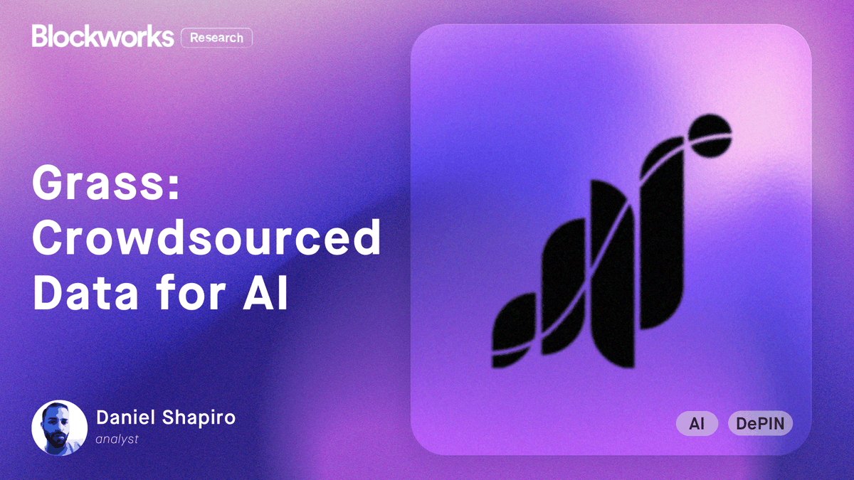 blockworksres's tweet image. 1/ @getgrass_io is a decentralized web scraping and data provisioning protocol, currently processing hundreds of TB of data daily to power the next generation of AI models.

Here's why this matters for the future of AI and web3...🧵