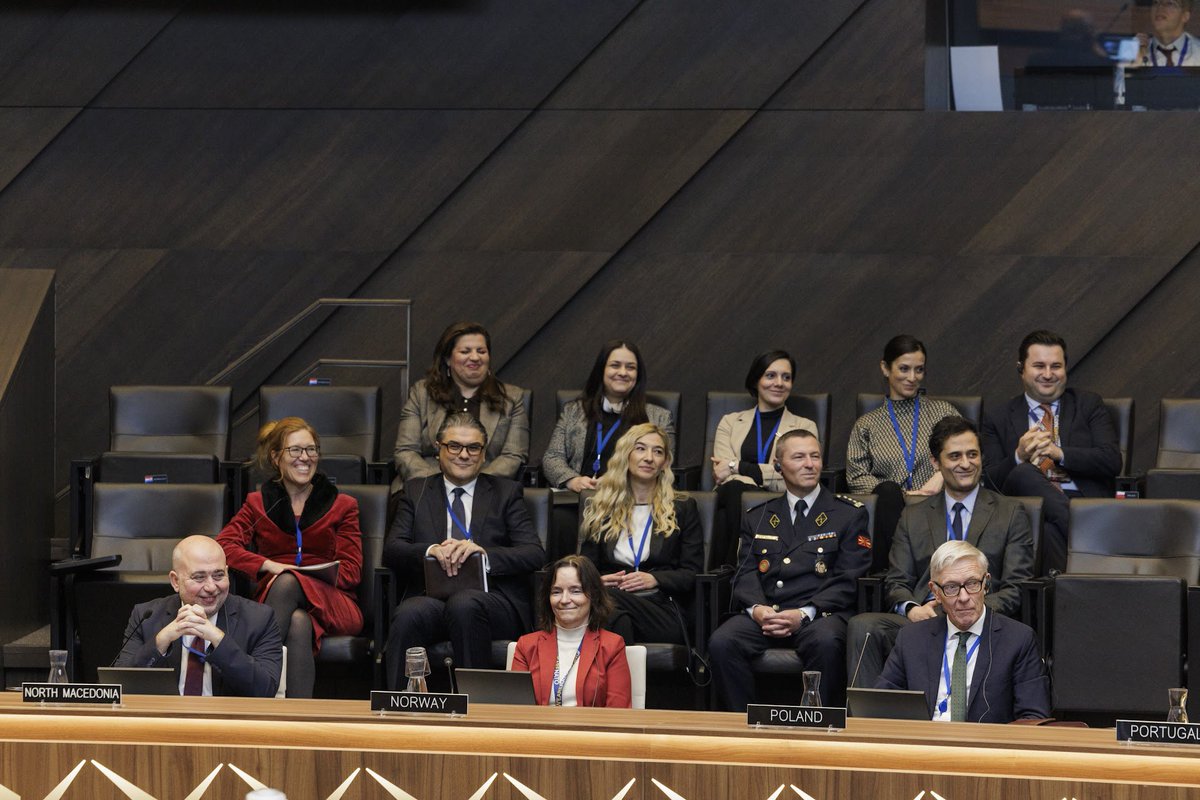 furkanchako's tweet photo. Historical #NAC meeting at @NATO HQ in #Brussels chaired by @SecGenNATO to bid farewell to Ambassador Dane Taleski.
Ambassador Dane Taleski is the first #PermanentRepresentative of 🇲🇰 to NATO. He led the @MKmissionNATO professionally and inspired us personally.
#WeAreNATO 🇲🇰 https://t.co/BXUM62O0rD