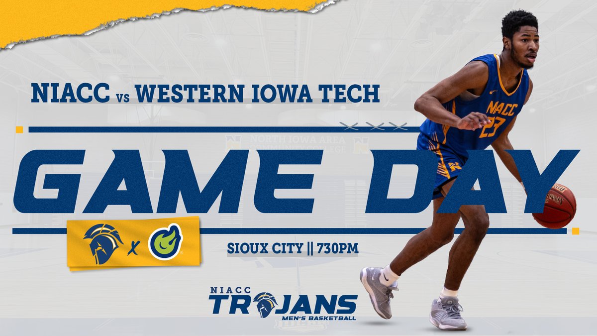 The NIACC men's basketball team plays at Western Iowa Tech in Sioux City tonight. Game time is set for 7:30 p.m.