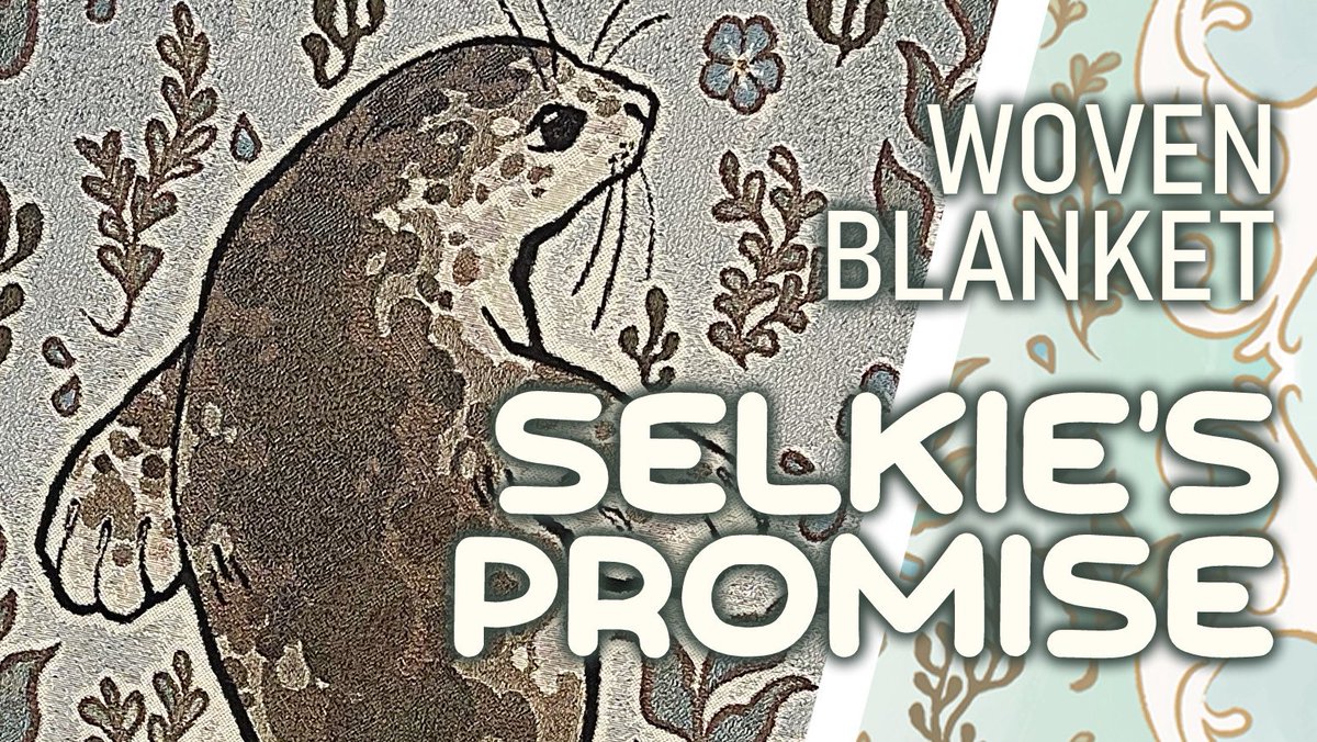 I've got something new and fun to share-- a woven blanket kickstarter modeled after medieval tapestries! 

Like seals, or selkies, or the sea? :) Check out the campaign below! Thank you for any interest or engagement! 💛

kickstarter.com/projects/crowc…