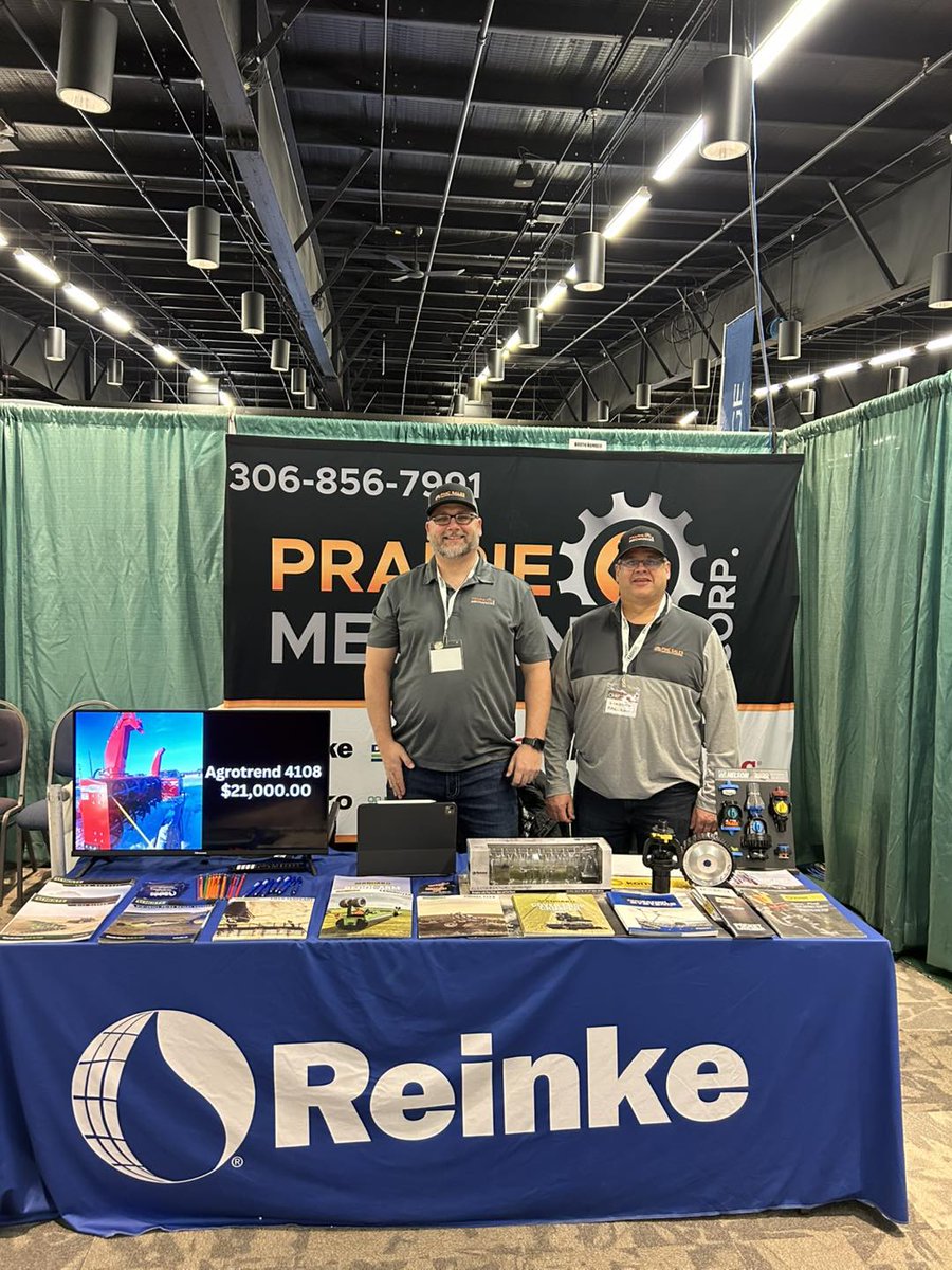 pmc_sales1's tweet photo. 🌱 Visit PMC at Booth #B32  in Hall B at Prairieland Park during the #cropproductionshow !
✅ New &amp; used equipment
✅ Parts &amp; service
✅ Top brands like Pottinger, Highline, and Mandako
We’ve got what you need to keep your operation running strong! 🚜 #SaskAg #PMCStrong https://t.co/uDfjWahmkw