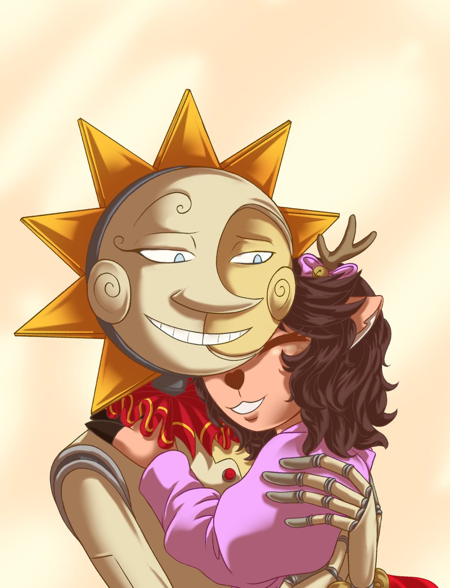 Sharing another WIP, because I was able to continue working on it by now. Basic-shades are almost done and this warmer look is rather appealing to me. ^v^
#FNAF #securitybreach #TSAMS #SAMS #SunandMoonShow #Sun #Sundrop #Dazzle #daycareattendant