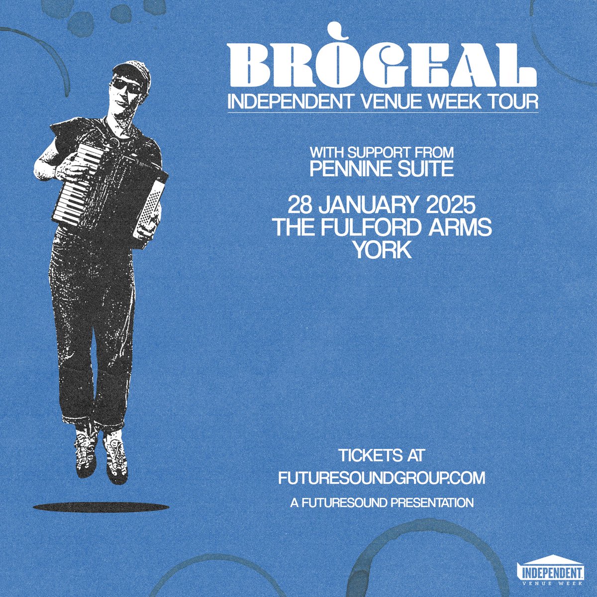 Pennine Suite (@penninesuite) on Twitter photo Happy 2025! We planned to keep ourselves quiet but can’t not celebrate IVW! Happy to share we’re with <a href="/brogealband/">Brògeal</a> at the <a href="/fulfordarmsyork/">Fulford Arms</a> on 28/01!! Thanks to <a href="/Futuresoundshow/">Futuresound</a> for this one.
Tickets: futuresound.seetickets.com/event/brogeal/…
📸 - <a href="/marktighe/">Mark Tighe</a> Happy 2025! We planned to keep ourselves quiet but can’t not celebrate IVW! Happy to share we’re with <a href="/brogealband/">Brògeal</a> at the <a href="/fulfordarmsyork/">Fulford Arms</a> on 28/01!! Thanks to <a href="/Futuresoundshow/">Futuresound</a> for this one.
Tickets: futuresound.seetickets.com/event/brogeal/…
📸 - <a href="/marktighe/">Mark Tighe</a>