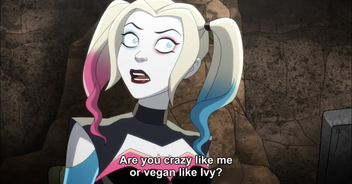 dcsivy's tweet photo. “are you crazy like me or vegan like ivy?” https://t.co/asPJKkUf8q
