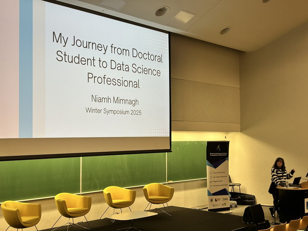 Some real pearls of wisdom shared today by CRT alumni as they reflect on their #PhD journey with the programme. Delighted to welcome back Ed, Ellie &amp; Niamh from the 2019 cohort to the Winter Symposium.