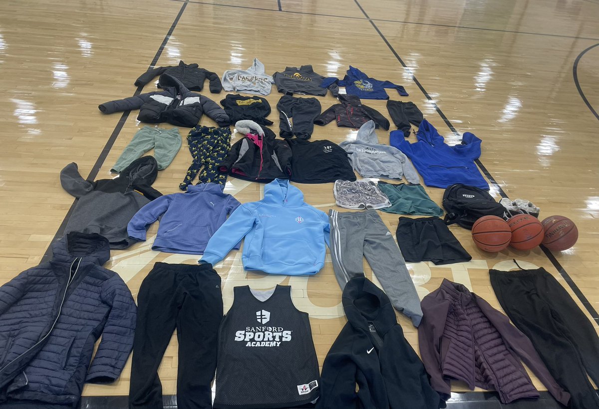 warwickworkouts's tweet photo. 🚨Lost &amp; Found is filling up at the Avera Sports Center! 

Please come pick up ASAP. We will keep everything for another week before donating! Thanks https://t.co/Y31XP2L2xa