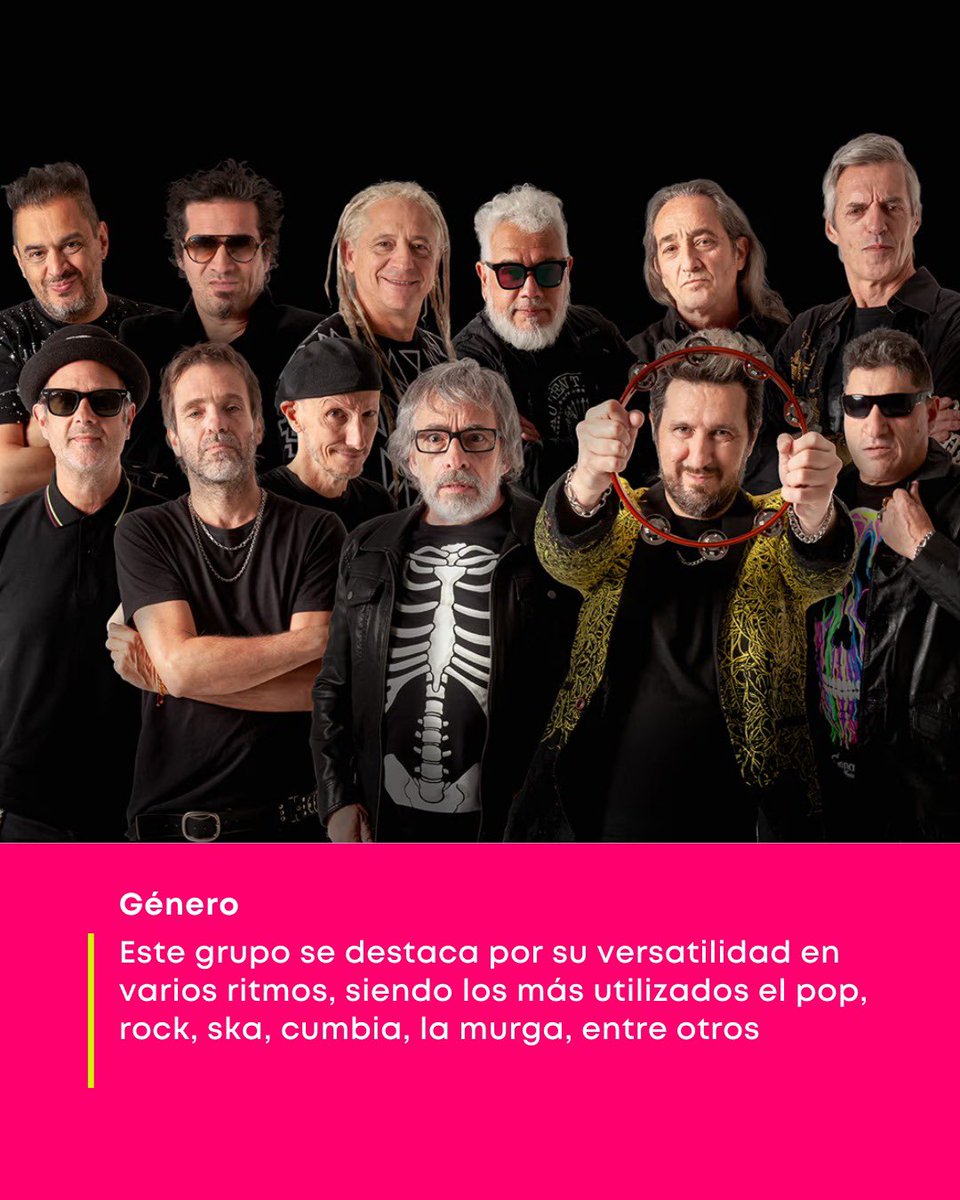 trecepy's tweet photo. 🎶 Y A MÍ ME VUELVE LOCO TU FORMA DE SER 🎶
🤩 Los @autenticosdecadentes estarán presentes en el #FLASHBACKFEST en San Bernardino y por eso te dejamos algunos datos que quizás no sabías sobre la banda.
🏟 Anfiteatro José A. Flores
🗓31/ENERO
🎟Adquirí tus entradas en @ticketeapy
✨ @g5pro
#Trece #SiempreConectados
#Música #LosAutenticosDecadentes #FlashbackFEST
📷: autenticosdecadentes | Spotify | La Tercera