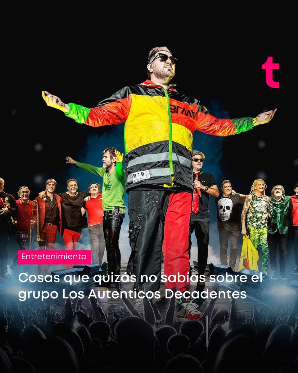 trecepy's tweet photo. 🎶 Y A MÍ ME VUELVE LOCO TU FORMA DE SER 🎶
🤩 Los @autenticosdecadentes estarán presentes en el #FLASHBACKFEST en San Bernardino y por eso te dejamos algunos datos que quizás no sabías sobre la banda.
🏟 Anfiteatro José A. Flores
🗓31/ENERO
🎟Adquirí tus entradas en @ticketeapy
✨ @g5pro
#Trece #SiempreConectados
#Música #LosAutenticosDecadentes #FlashbackFEST
📷: autenticosdecadentes | Spotify | La Tercera