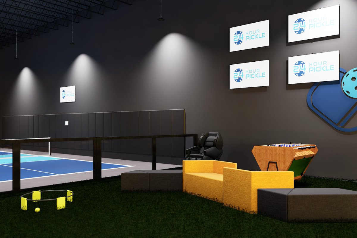 24HourPickle's tweet photo. Where comfort meets the game! Our lounge is designed with you in mind—featuring top-tier amenities to relax, recharge, and connect
https://t.co/imK4hGndQg
#PlayAndUnwind #24HourPickle #ComfortAndCommunity #PickleballRelaxation https://t.co/ghMJvVvAlg