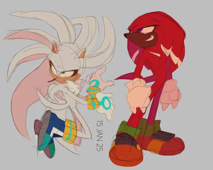 Silver and Knuckles