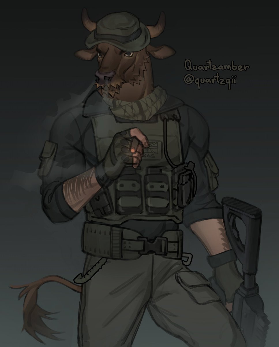 quartzqii's tweet photo. monster au mighty minotaur captain price💪💪

#CallofDuty #CaptainPrice https://t.co/0QygCc6vES